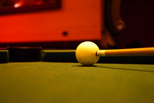 Billard-Stoss